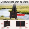 Dokio 100W 12V Foldable Monocrystalline Solar Panel Kit For Camping