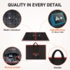 Dokio 100W 12V Foldable Monocrystalline Solar Panel Kit For Camping