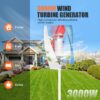 3000W Wind Turbine Generator Kit with MPPT 12V/24V Hybrid Controller