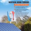 3000W Wind Turbine Generator Kit with MPPT 12V/24V Hybrid Controller