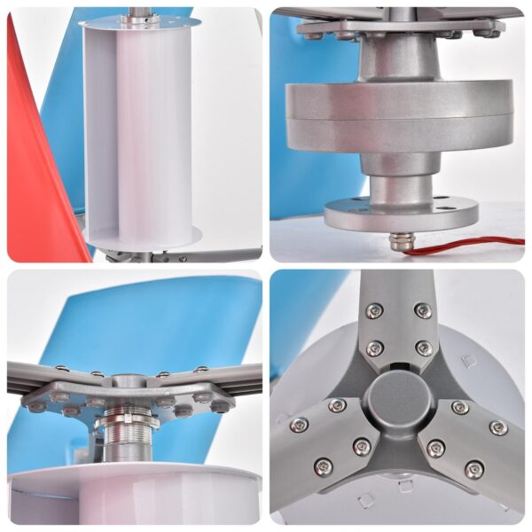 3000W Wind Turbine Generator Kit with MPPT 12V/24V Hybrid Controller