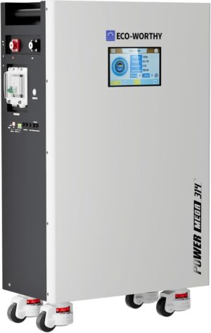 ECO-WORTHY Powermega LiFePO4 Battery, UL1973 16.1kWh Energy