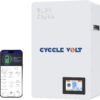 CYCCLEVOLT 48V 200Ah LiFePO4 Wall Mounted Solar Storage Battery