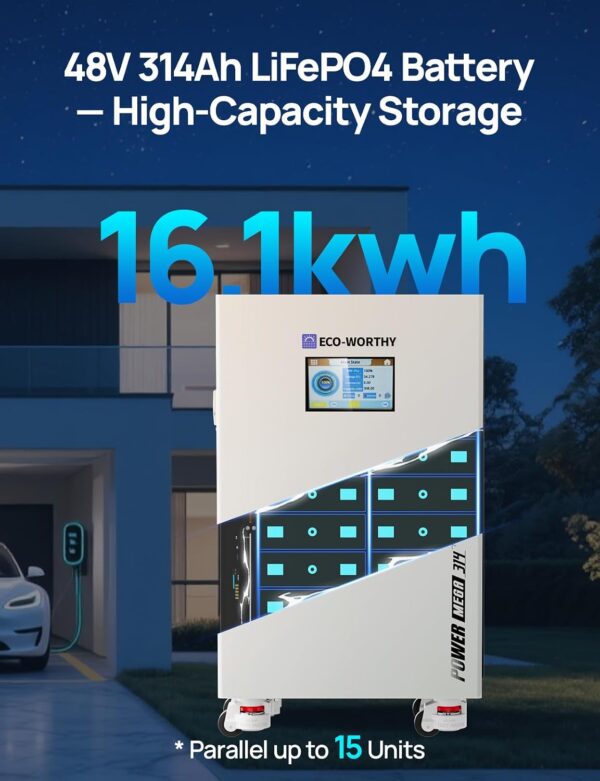 61oWnAmb2TL._AC_SL1500_-1 ECO-WORTHY Powermega LiFePO4 Energy Storage with 10kW Hybrid Inverter