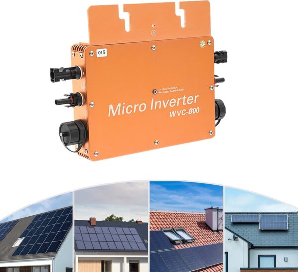 800W Solar Grid Tie Micro Inverter MPPT with LCD Display