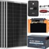 ECO-WORTHY 12V 400W Complete Solar Panel Kit for RV Off-Grid