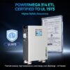 ECO-WORTHY Powermega LiFePO4 Battery, UL1973 16.1kWh Energy