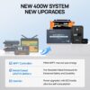 ECO-WORTHY 12V 400W Complete Solar Panel Kit for RV Off-Grid