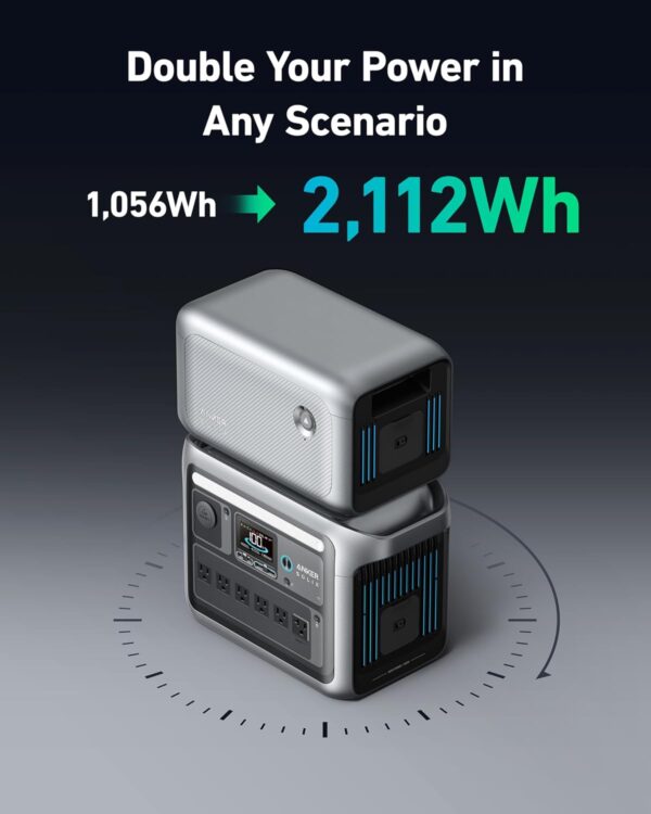 Anker SOLIX C1000 Portable Power Station, 1,056Wh
