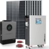 ECO-WORTHY 10kW Off-Grid Solar Panel Kit with Inverter and Battery