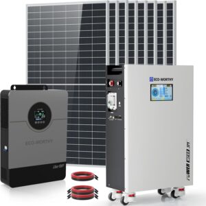 ECO-WORTHY 10kW Off-Grid Solar Panel Kit with Inverter and Battery