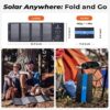 BigBlue 28W Portable Solar Panel Charger with Dual USB-C and USB-A