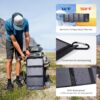 BigBlue 28W Portable Solar Panel Charger with Dual USB-C and USB-A