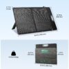 HQST Portable Solar Panel N-Type Foldable IP67