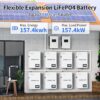 CYCCLEVOLT 48V 200Ah LiFePO4 Wall Mounted Solar Storage Battery