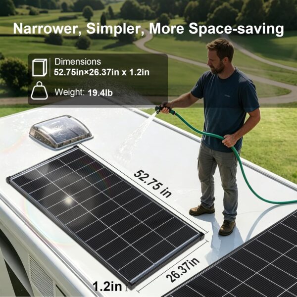 AeternaSol 12V N-Type Bifacial Monocrystalline Solar Panels