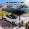 JJN UL61730 425W Bifacial N-Type Rigid Solar Panel