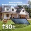 JJN UL61730 425W Bifacial N-Type Rigid Solar Panel